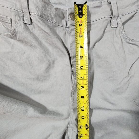 NYDJ Audrey Ankle Jeans Slim Straight Gray High Waisted Lift Tuck Women’s 20W - Picture 12 of 13